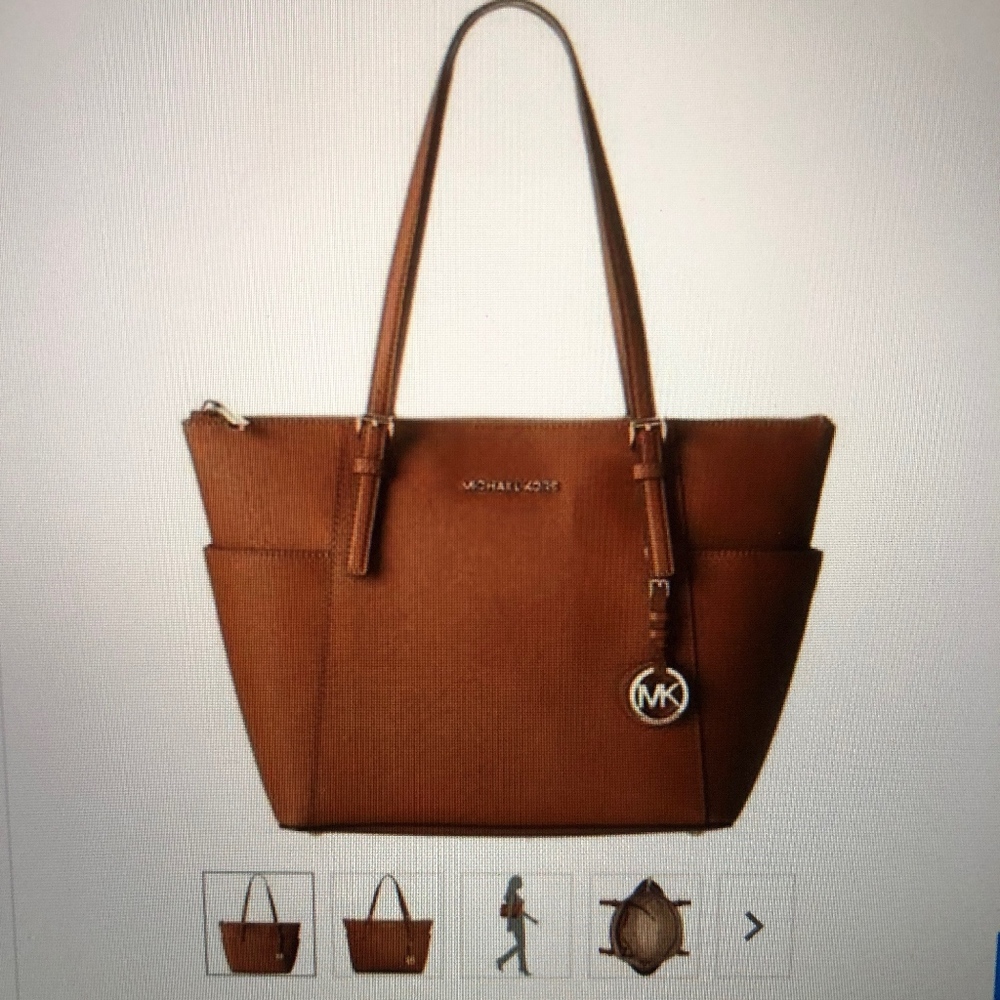 brown Michael kors purse